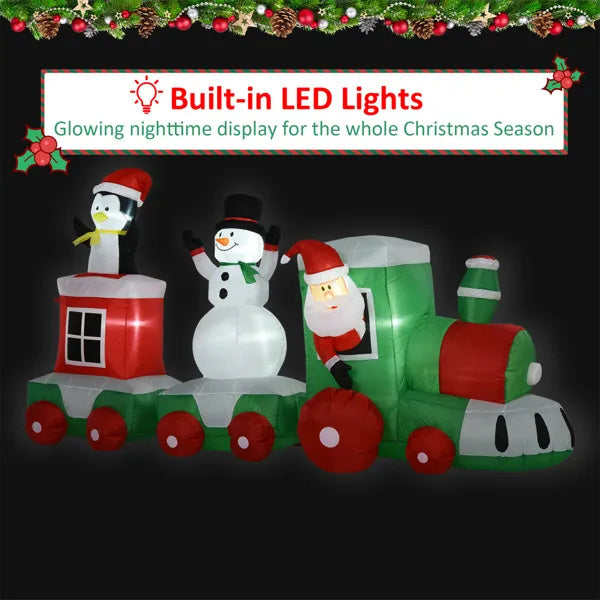 Christmas Train Inflatable Decoration